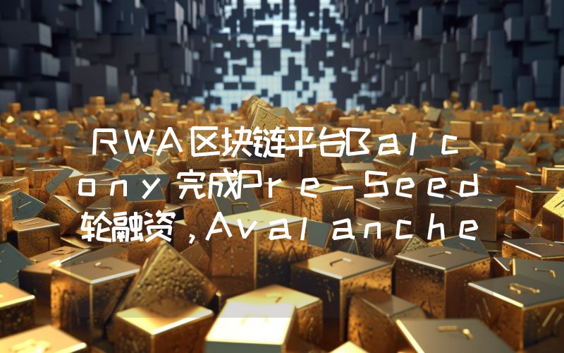 RWA区块链平台Balcony完成Pre-Seed轮融资,Avalanche Blizzard Fund参投