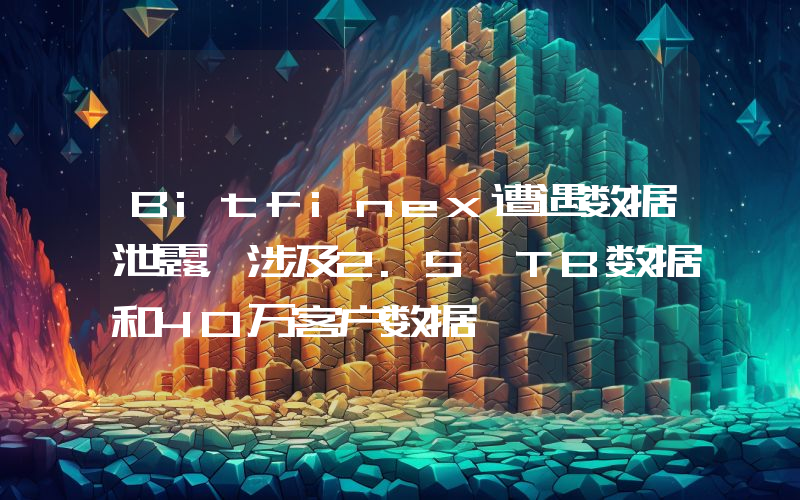 Bitfinex遭遇数据泄露,涉及2.5 TB数据和40万客户数据