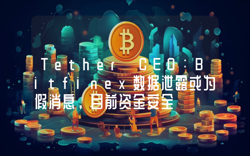 Tether CEO:Bitfinex数据泄露或为假消息,目前资金安全