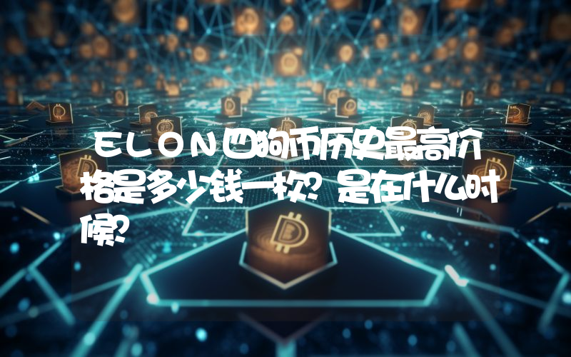ELON四狗币历史最高价格是多少钱一枚？是在什么时候？