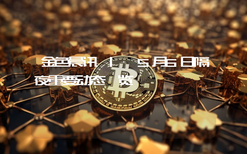 金色晨讯 | 5月6日隔夜重要动态一览
