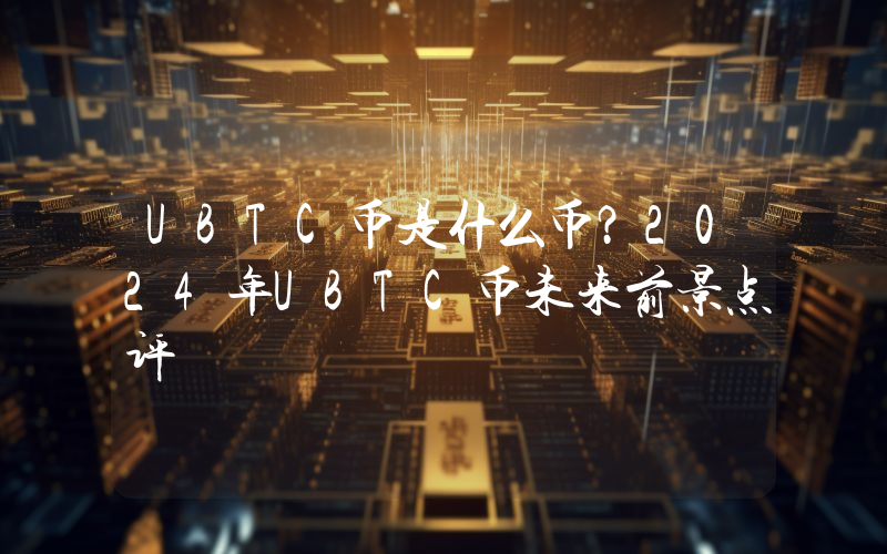 UBTC币是什么币？2024年UBTC币未来前景点评