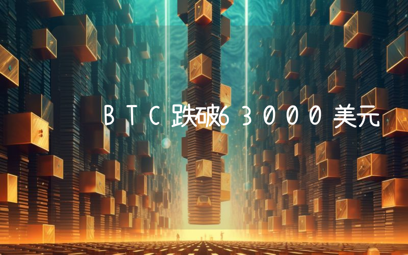 BTC跌破63000美元
