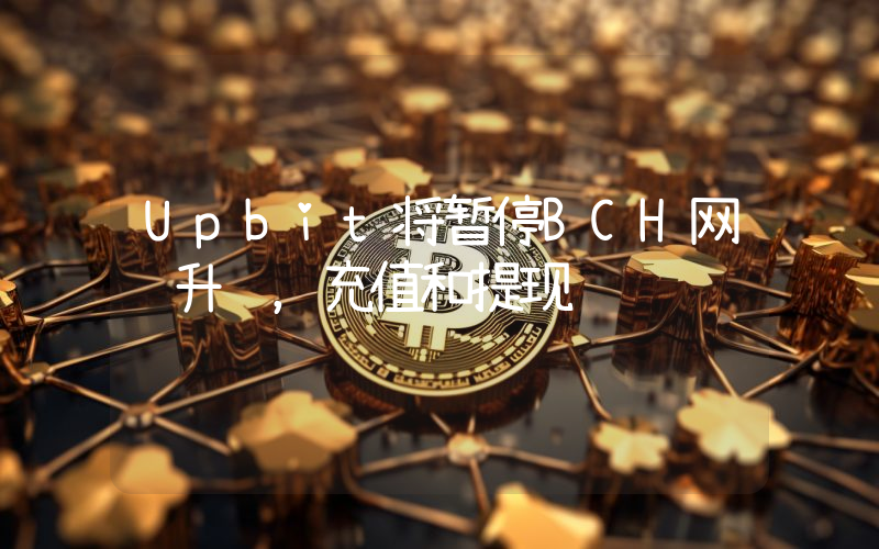 Upbit将暂停BCH网络升级,充值和提现
