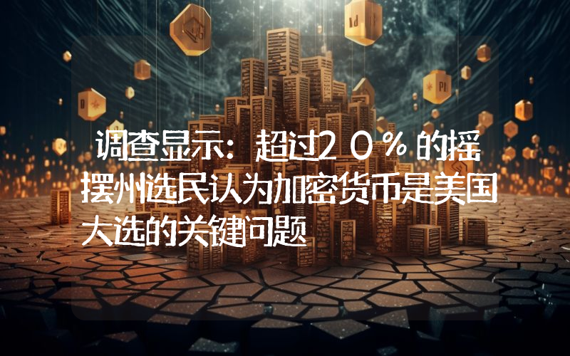 调查显示：超过20%的摇摆州选民认为加密货币是美国大选的关键问题