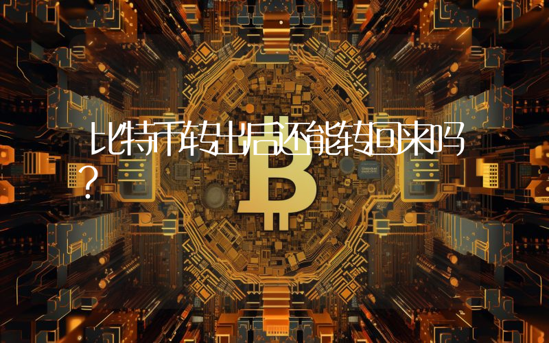 比特币转出后还能转回来吗？