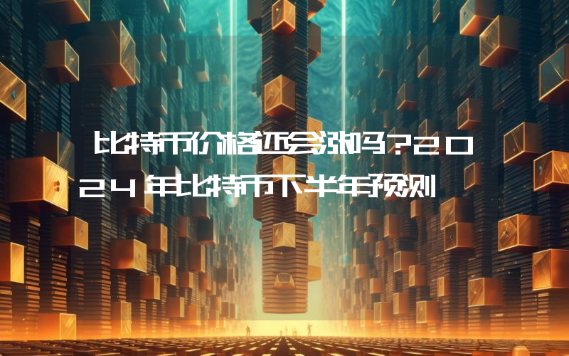 比特币价格还会涨吗？2024年比特币下半年预测