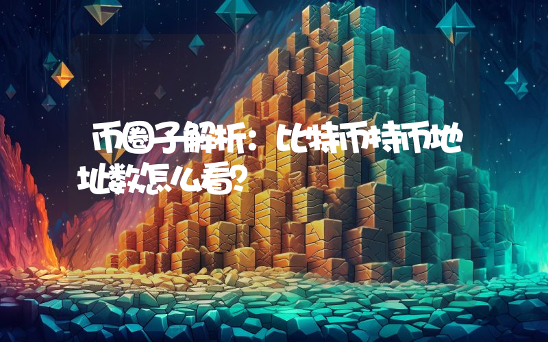 币圈子解析：比特币持币地址数怎么看？