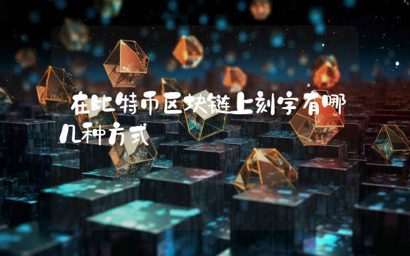 在比特币区块链上刻字有哪几种方式