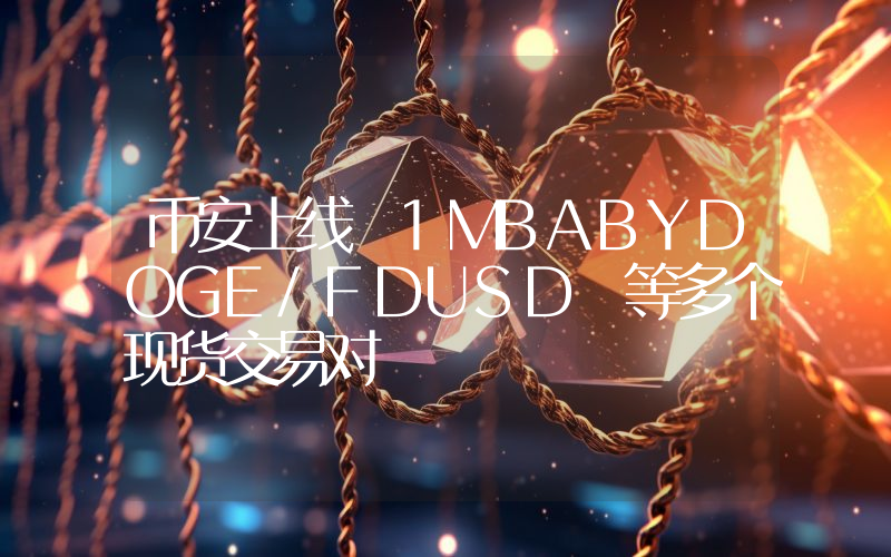 币安上线 1MBABYDOGE/FDUSD 等多个现货交易对