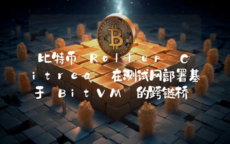 比特币 Rollup Citrea 在测试网部署基于 BitVM 的跨链桥 Clementine