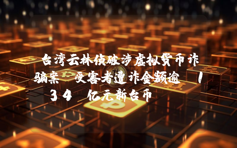 台湾云林侦破涉虚拟货币诈骗案,受害者遭诈金额逾 1.34 亿元新台币