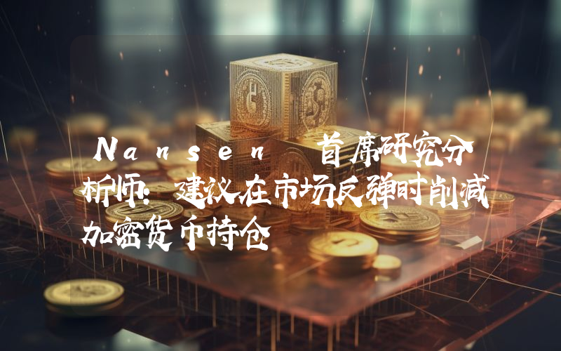 Nansen 首席研究分析师:建议在市场反弹时削减加密货币持仓