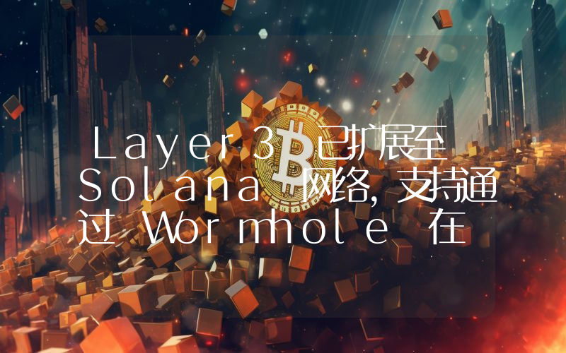 Layer3 已扩展至 Solana 网络,支持通过 Wormhole 在 Solana 上进行 L3 质押等功能