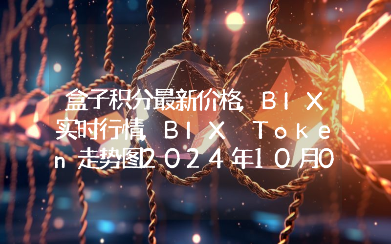 盒子积分最新价格,BIX实时行情,BIX Token走势图2024年10月09日