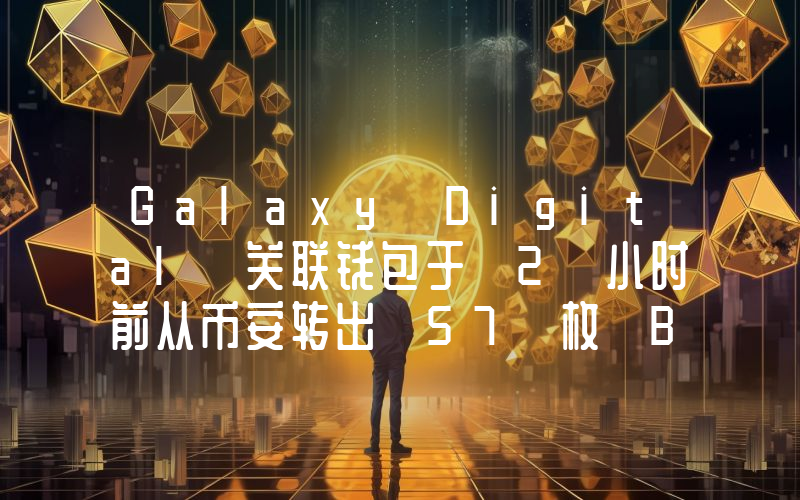 Galaxy Digital 关联钱包于 2 小时前从币安转出 57 枚 BTC,价值约 356 万美元