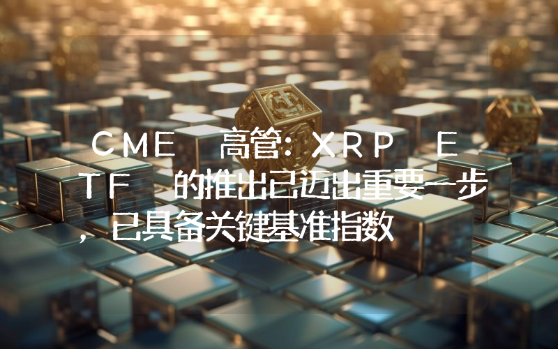 CME 高管:XRP ETF 的推出已迈出重要一步,已具备关键基准指数