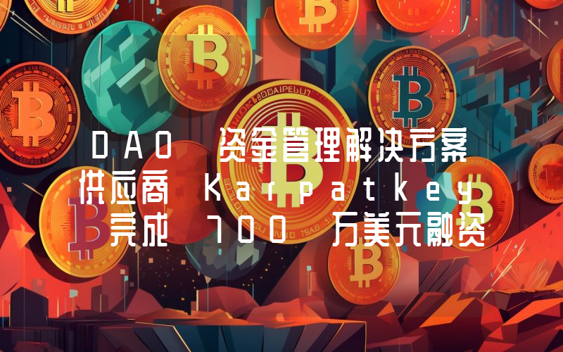 DAO 资金管理解决方案供应商 Karpatkey 完成 700 万美元融资