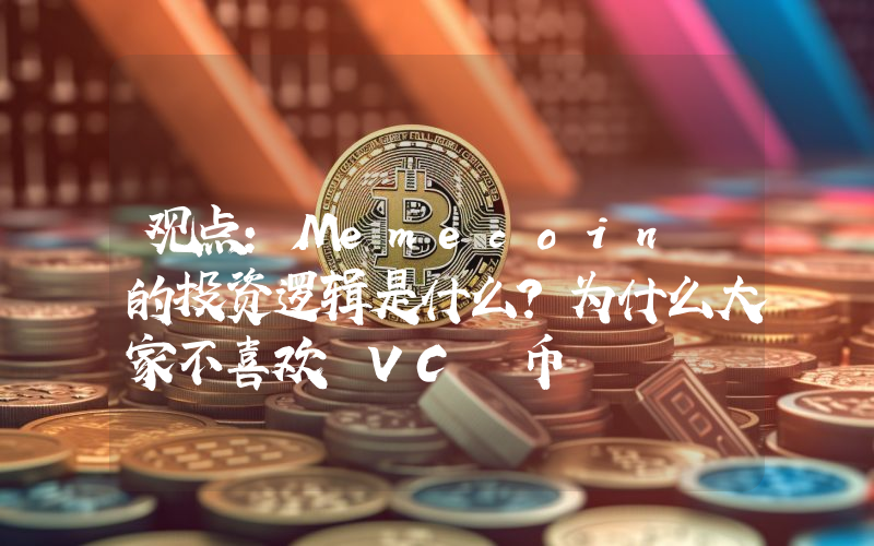 观点:Memecoin 的投资逻辑是什么?为什么大家不喜欢 VC 币