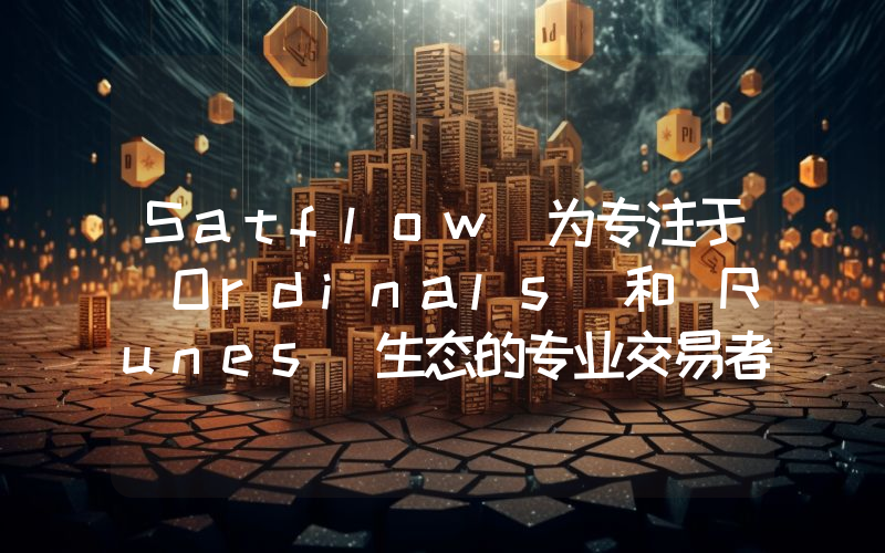 Satflow 为专注于 Ordinals 和 Runes 生态的专业交易者推出 DEX