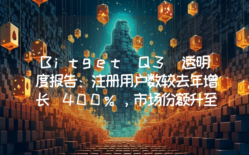 Bitget Q3 透明度报告：注册用户数较去年增长 400%，市场份额升至 11% 位列全球第四