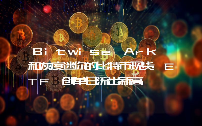 Bitwise、Ark 和灰度迷你的比特币现货 ETF 创单日流出新高