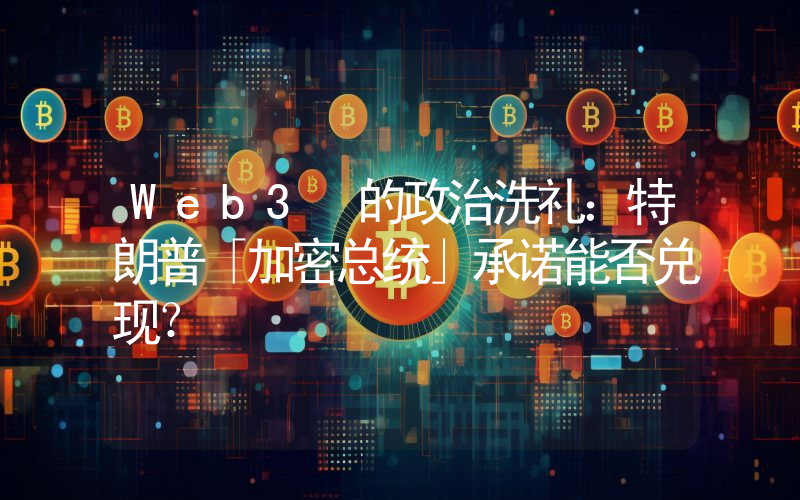 Web3 的政治洗礼:特朗普「加密总统」承诺能否兑现?