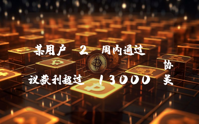 某用户 2 周内通过 DeBox Shares 协议获利超过 13000 美元