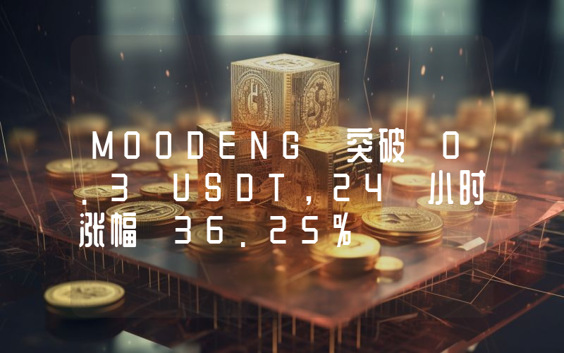 MOODENG 突破 0.3 USDT,24 小时涨幅 36.25%