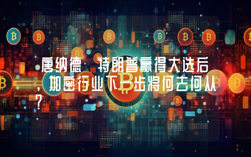 唐纳德·特朗普赢得大选后,加密行业下一步将何去何从?