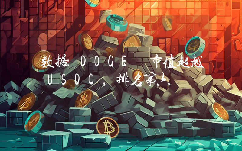 数据:DOGE 市值超越 USDC,排名第六