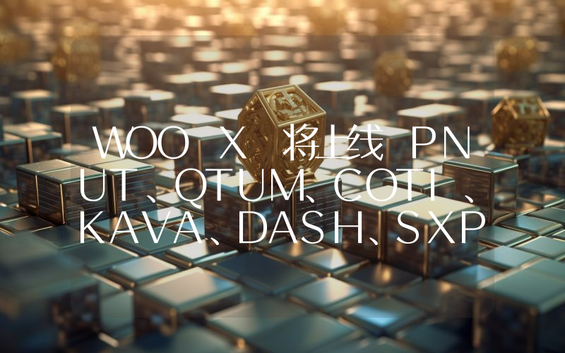 WOO X 将上线 PNUT、QTUM、COTI、KAVA、DASH、SXP 及 CHR 永续合约