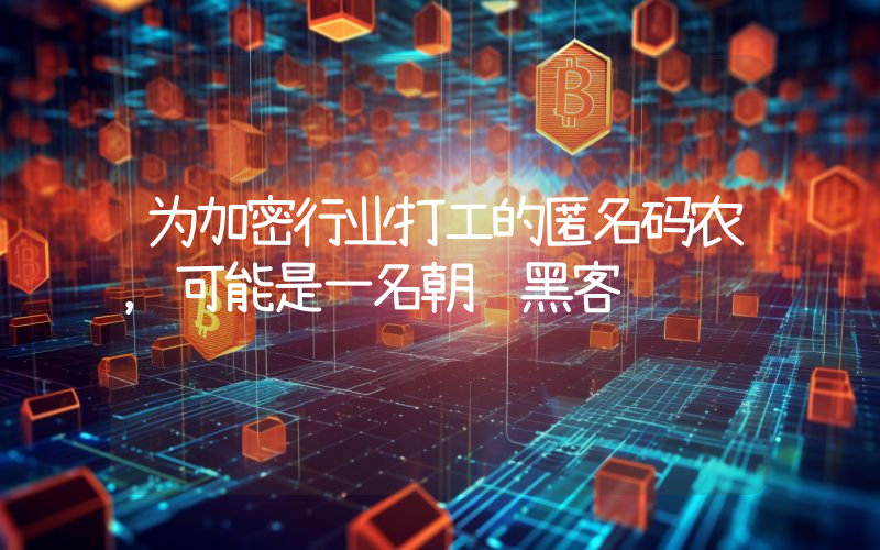 为加密行业打工的匿名码农,可能是一名朝鲜黑客