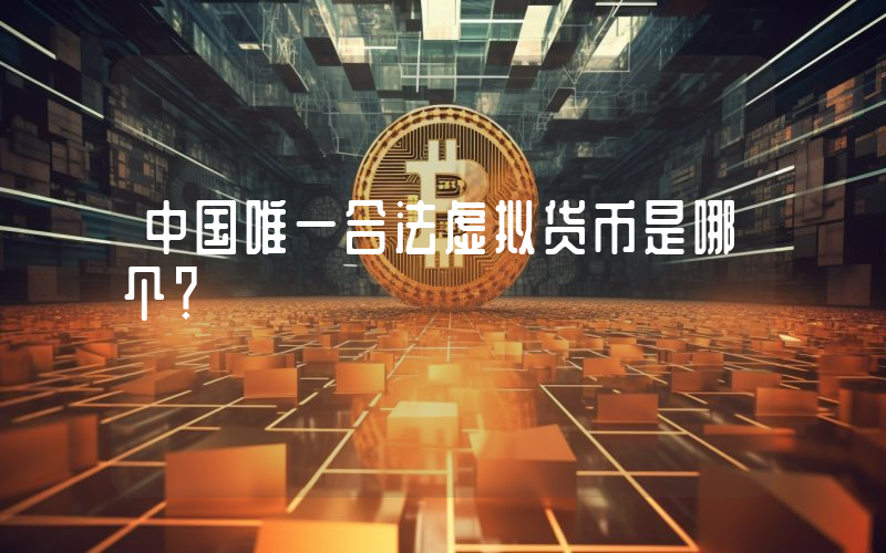 中国唯一合法虚拟货币是哪个?