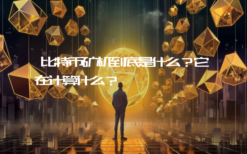 比特币矿机到底是什么?它在计算什么?