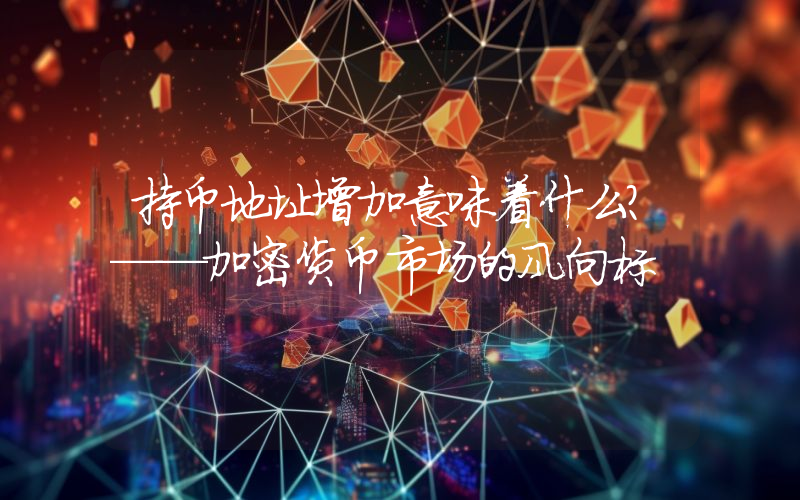 持币地址增加意味着什么?——加密货币市场的风向标