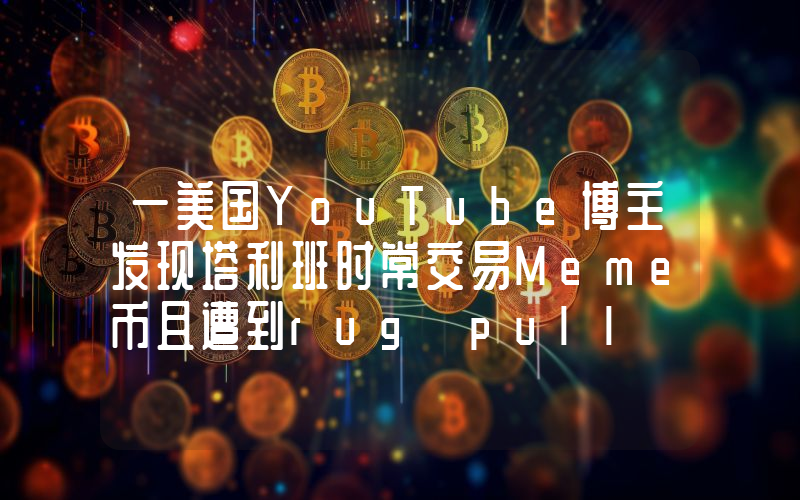 一美国YouTube博主发现塔利班时常交易Meme币且遭到rug pull