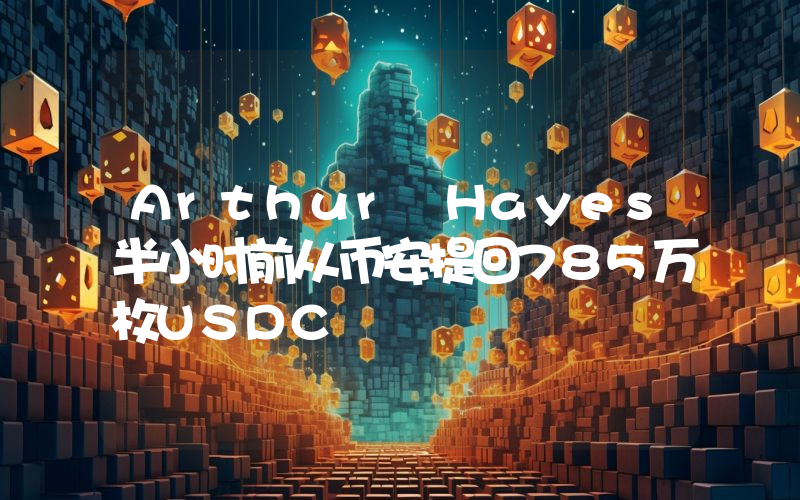 Arthur Hayes半小时前从币安提回785万枚USDC