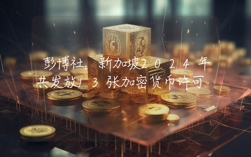 彭博社:新加坡2024年共发放13张加密货币许可