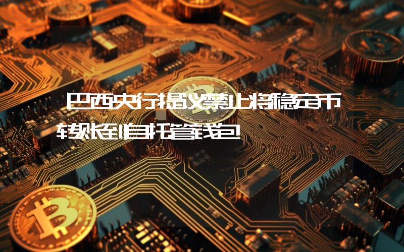 巴西央行提议禁止将稳定币转账到自托管钱包