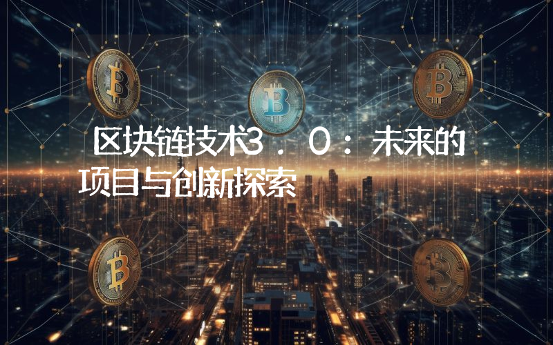 区块链技术3.0:未来的项目与创新探索