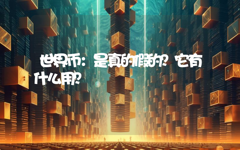 世界币:是真的假的?它有什么用?