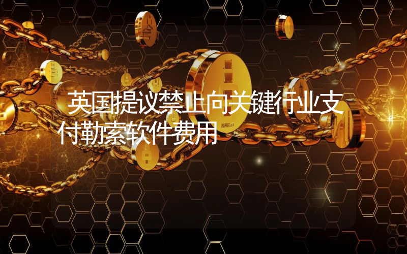 英国提议禁止向关键行业支付勒索软件费用