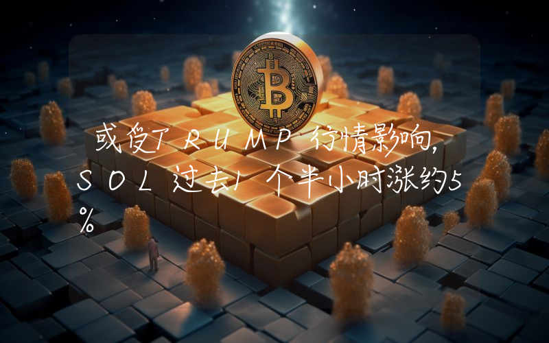 或受TRUMP行情影响,SOL过去1个半小时涨约5%