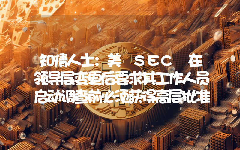 知情人士:美 SEC 在领导层变更后要求其工作人员启动调查前必须获得高层批准