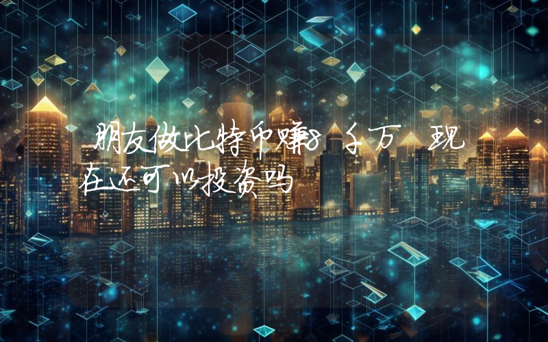 朋友做比特币赚8千万 现在还可以投资吗