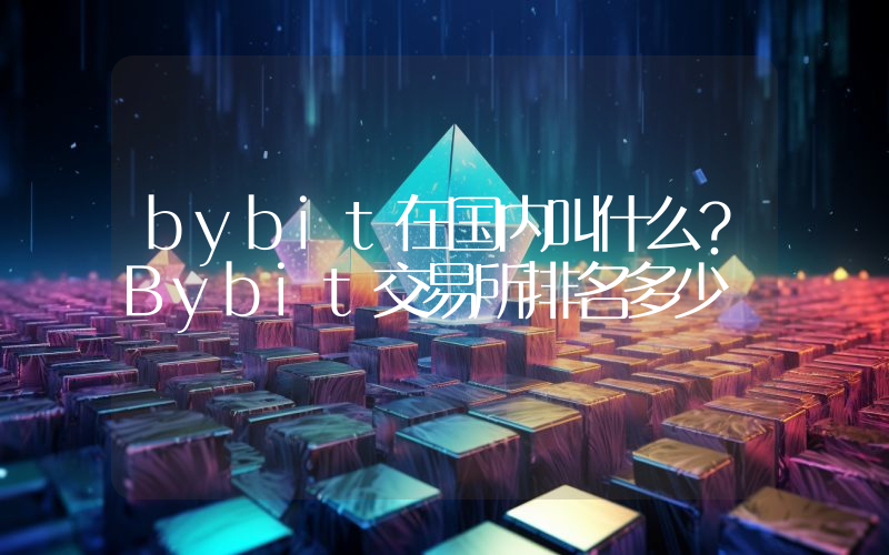 bybit在国内叫什么?Bybit交易所排名多少