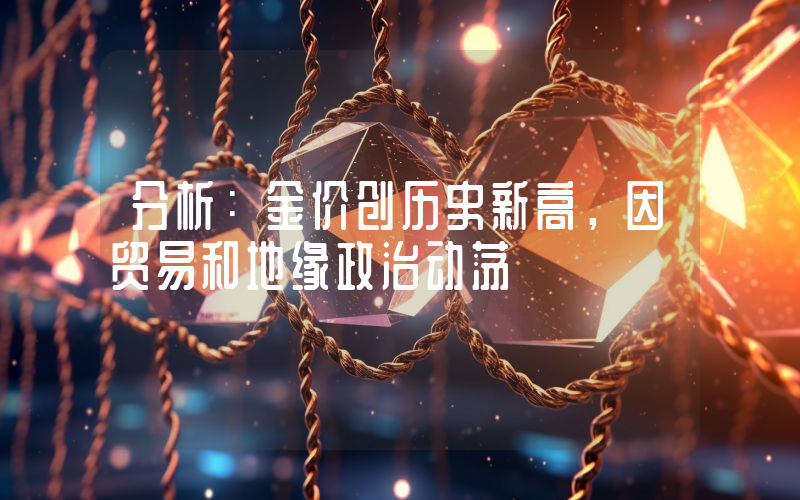 分析:金价创历史新高,因贸易和地缘政治动荡