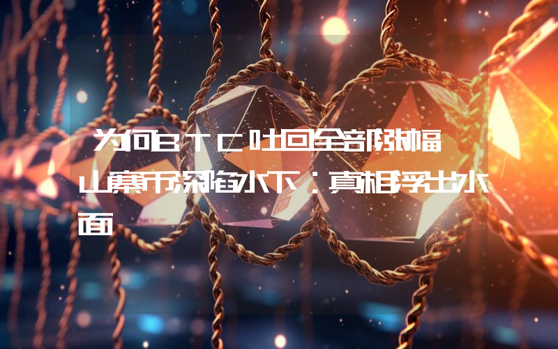 为何BTC吐回全部涨幅 山寨币深陷水下：真相浮出水面