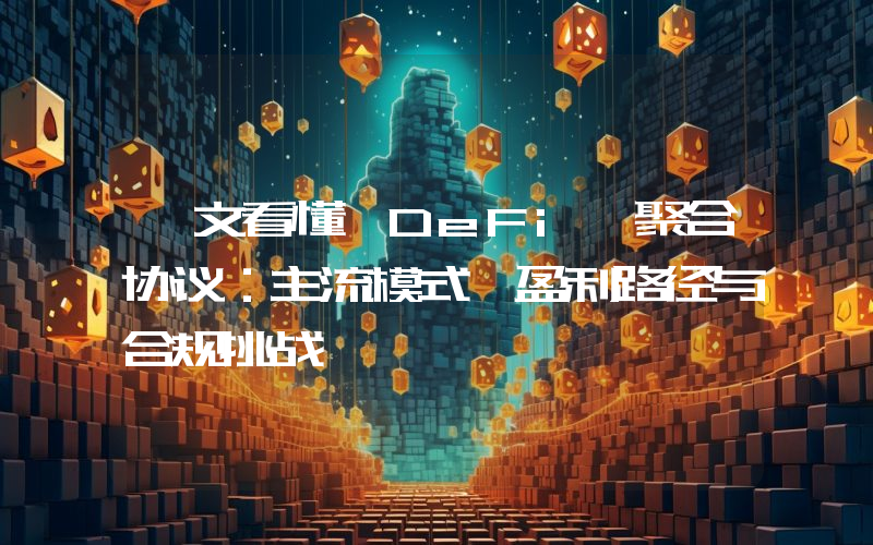 一文看懂 DeFi 聚合协议：主流模式、盈利路径与合规挑战